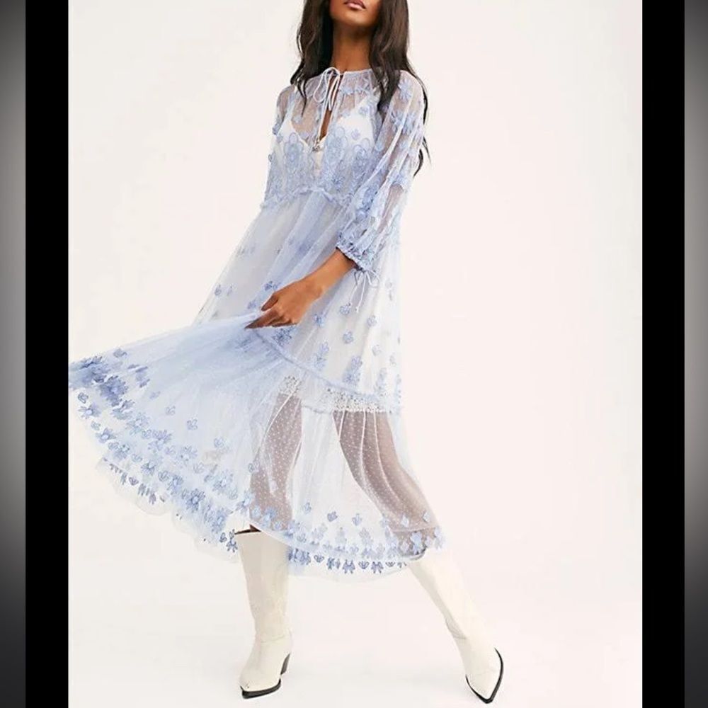 Free People Written In The Stars Maxi Top NWOT